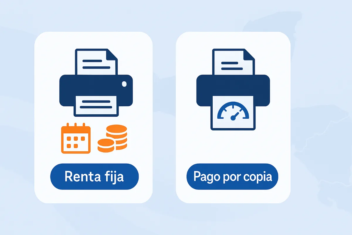 Tipos de servicio de renta: Servicio Administrado de Impresión vs Renta Fija